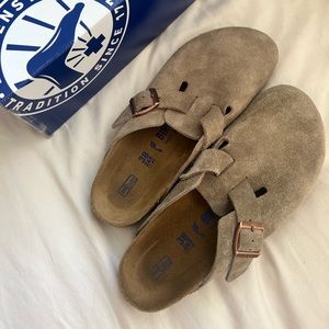 Boston Birkenstock soft footbed, size 38